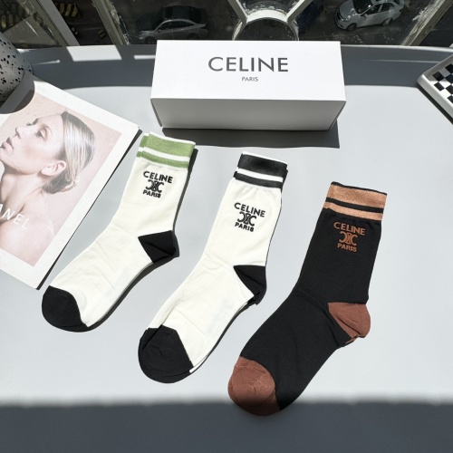 Replica Celine Socks #1261080 $29.00 USD for Wholesale