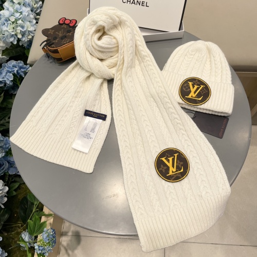 Replica Louis Vuitton LV Hat and Scarf Set #1261082 $60.00 USD for Wholesale