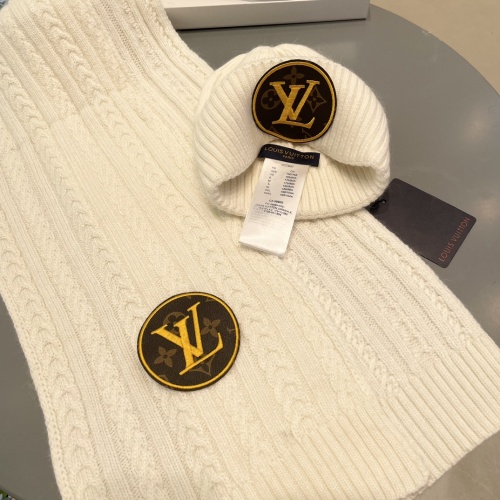 Replica Louis Vuitton LV Hat and Scarf Set #1261082 $60.00 USD for Wholesale