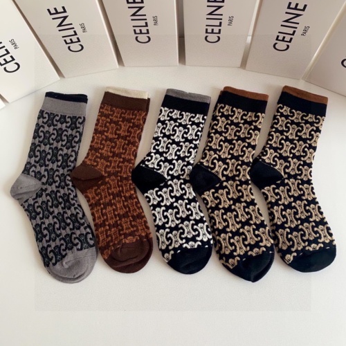 Wholesale Celine Socks #1261090 $29.00 USD, Wholesale Quality Replica Celine Socks