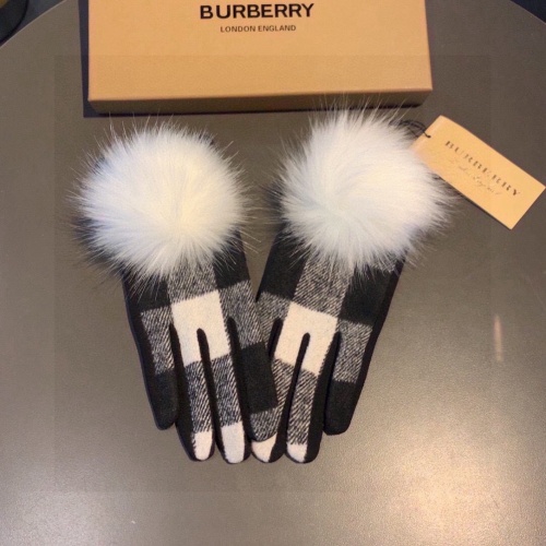 Replica Burberry Gloves For Women #1261093 $42.00 USD for Wholesale