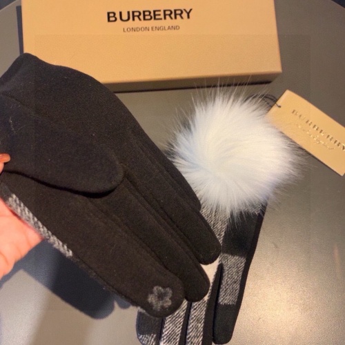 Replica Burberry Gloves For Women #1261093 $42.00 USD for Wholesale