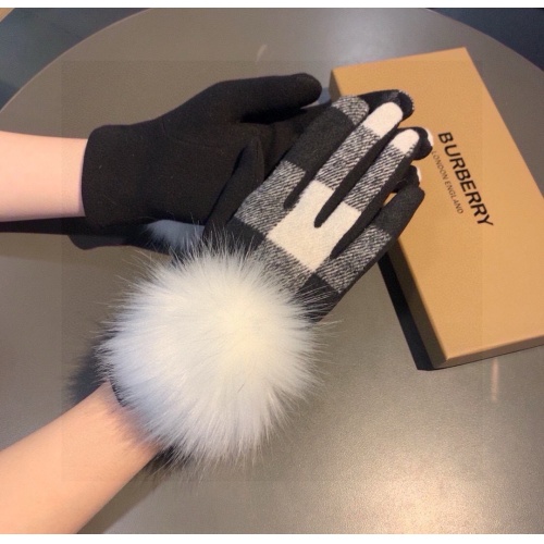 Replica Burberry Gloves For Women #1261093 $42.00 USD for Wholesale