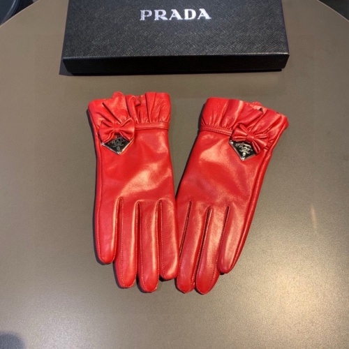 Wholesale Prada Gloves For Women #1261099 $48.00 USD, Wholesale Quality Replica Prada Gloves