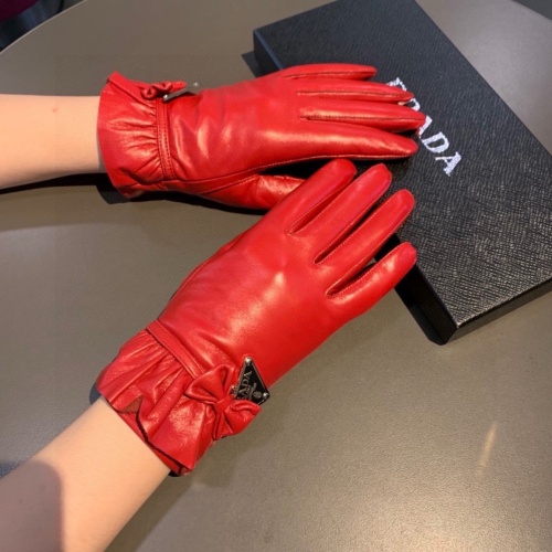 Replica Prada Gloves For Women #1261099 $48.00 USD for Wholesale