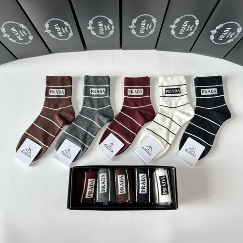 Wholesale Prada Socks #1261108 $27.00 USD, Wholesale Quality Replica Prada Socks