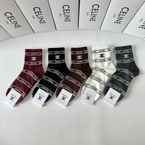 Wholesale Celine Socks #1261112 $27.00 USD, Wholesale Quality Replica Celine Socks