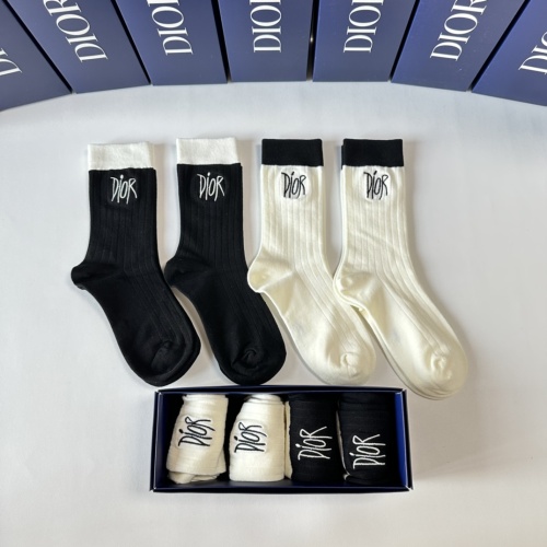 Wholesale Christian Dior Socks #1261115 $29.00 USD, Wholesale Quality Replica Christian Dior Socks