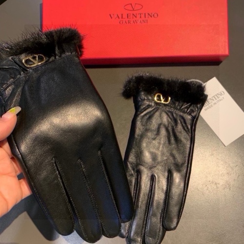 Replica Valentino Gloves For Women #1261199 $52.00 USD for Wholesale