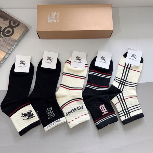 Replica Burberry Socks #1261215 $27.00 USD for Wholesale