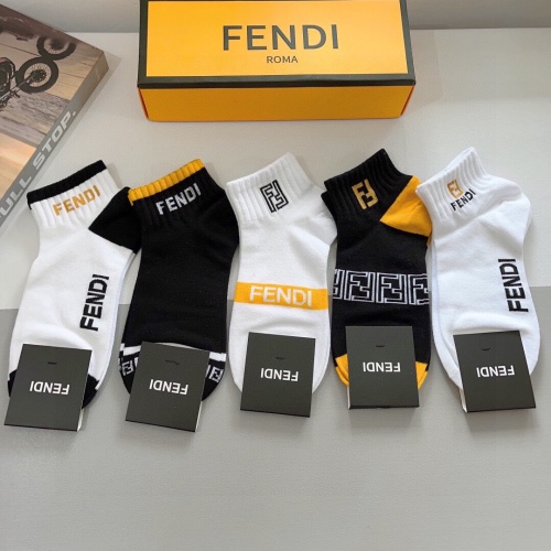 Wholesale Fendi Socks #1261216 $27.00 USD, Wholesale Quality Replica Fendi Socks