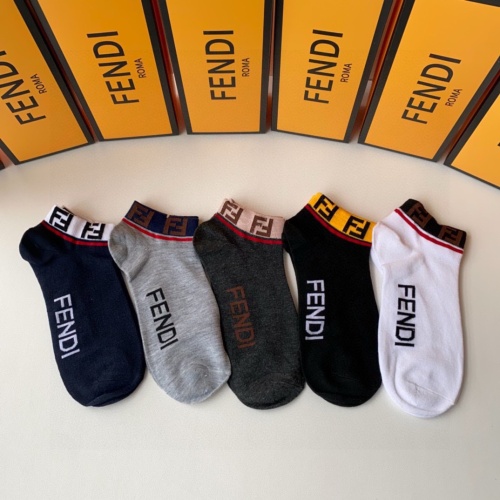 Wholesale Fendi Socks #1261238 $27.00 USD, Wholesale Quality Replica Fendi Socks