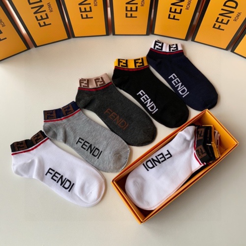 Replica Fendi Socks #1261238 $27.00 USD for Wholesale