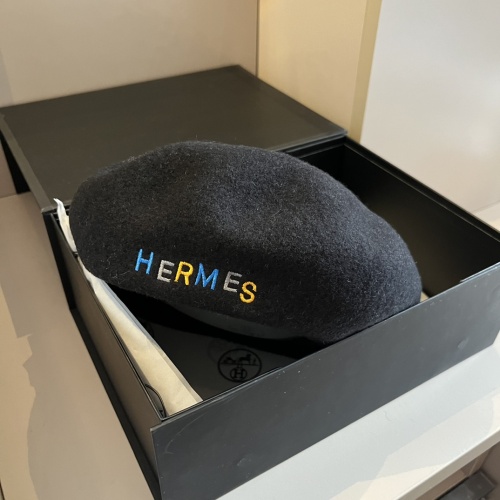 Replica Hermes Caps #1261255 $40.00 USD for Wholesale