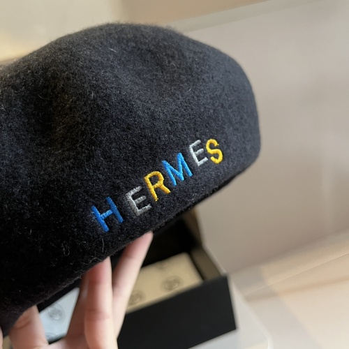 Replica Hermes Caps #1261255 $40.00 USD for Wholesale