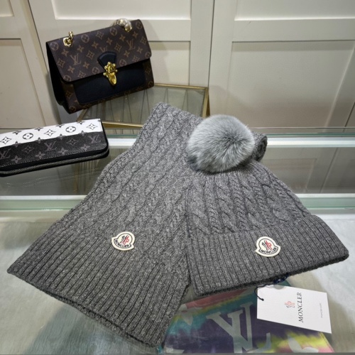 Wholesale Moncler Hat and Scarf Set #1261300 $48.00 USD, Wholesale Quality Replica Moncler Hat and Scarf and Glove Set