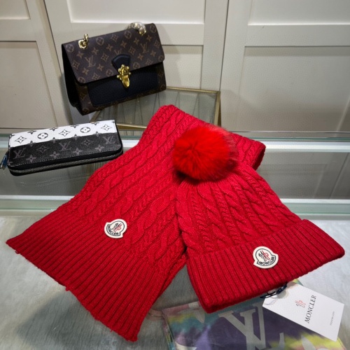 Wholesale Moncler Hat and Scarf Set #1261301 $48.00 USD, Wholesale Quality Replica Moncler Hat and Scarf and Glove Set