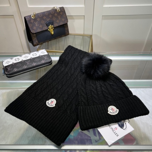 Wholesale Moncler Hat and Scarf Set #1261302 $48.00 USD, Wholesale Quality Replica Moncler Hat and Scarf and Glove Set