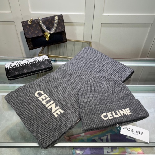 Wholesale Celine Hat and Scarf Set #1261312 $48.00 USD, Wholesale Quality Replica Celine Hat and Scarf and Glove Set