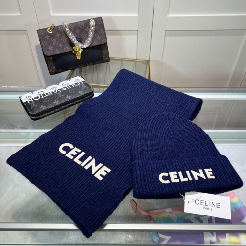 Wholesale Celine Hat and Scarf Set #1261315 $48.00 USD, Wholesale Quality Replica Celine Hat and Scarf and Glove Set