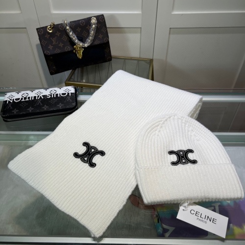 Wholesale Celine Hat and Scarf Set #1261317 $48.00 USD, Wholesale Quality Replica Celine Hat and Scarf and Glove Set