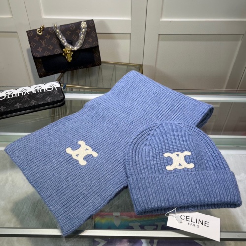 Wholesale Celine Hat and Scarf Set #1261319 $48.00 USD, Wholesale Quality Replica Celine Hat and Scarf and Glove Set