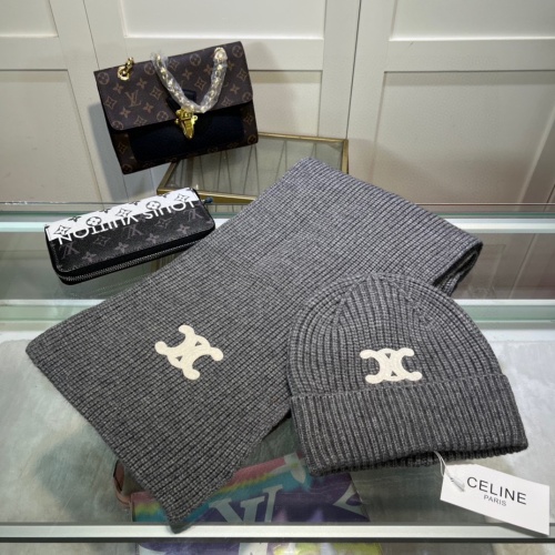 Wholesale Celine Hat and Scarf Set #1261320 $48.00 USD, Wholesale Quality Replica Celine Hat and Scarf and Glove Set