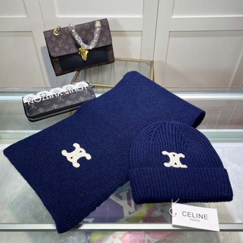 Wholesale Celine Hat and Scarf Set #1261321 $48.00 USD, Wholesale Quality Replica Celine Hat and Scarf and Glove Set