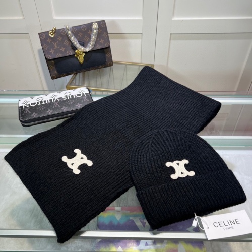 Wholesale Celine Hat and Scarf Set #1261322 $48.00 USD, Wholesale Quality Replica Celine Hat and Scarf and Glove Set