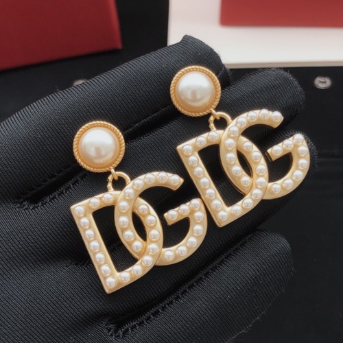 Replica Dolce & Gabbana D&G Earrings For Women #1261420 $32.00 USD for Wholesale