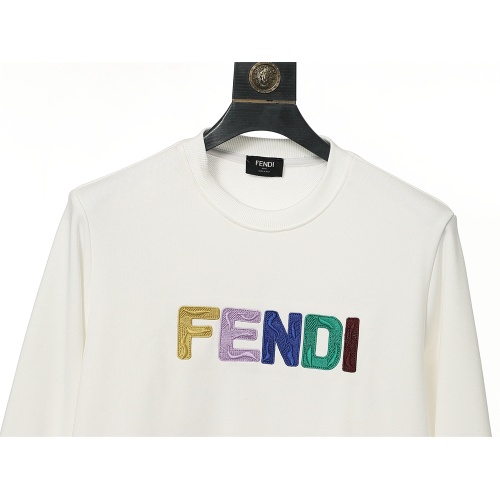 Replica Fendi Hoodies Long Sleeved For Unisex #1261445 $45.00 USD for Wholesale