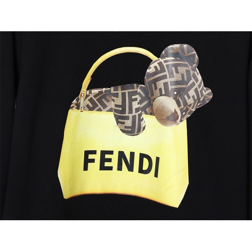 Replica Fendi Hoodies Long Sleeved For Unisex #1261454 $42.00 USD for Wholesale