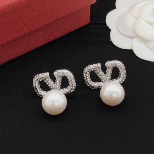 Replica Valentino Earrings For Women #1261465 $32.00 USD for Wholesale