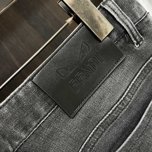 Replica Fendi Jeans For Men #1261476 $88.00 USD for Wholesale