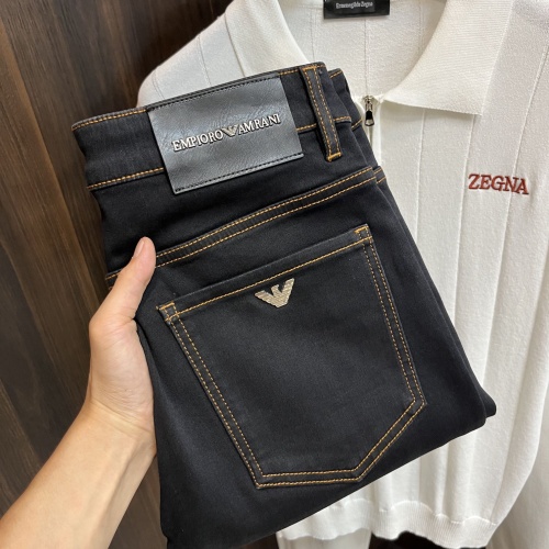 Wholesale Armani Jeans For Men #1261497 $88.00 USD, Wholesale Quality Replica Armani Jeans