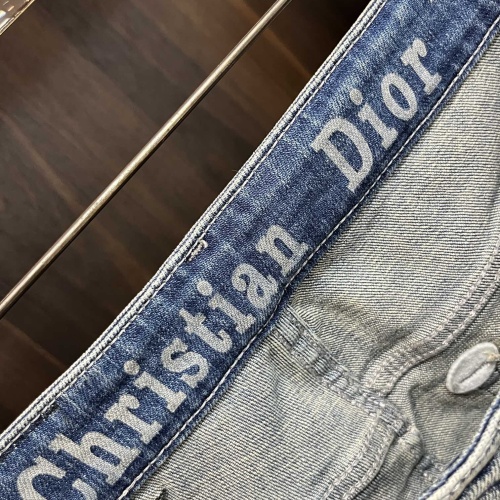 Replica Christian Dior Jeans For Men #1261503 $88.00 USD for Wholesale