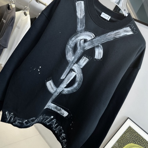 Replica Yves Saint Laurent YSL Hoodies Long Sleeved For Unisex #1261698 $56.00 USD for Wholesale