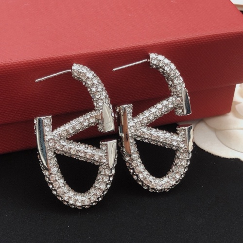 Replica Valentino Earrings For Women #1261733 $38.00 USD for Wholesale