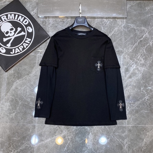 Wholesale Chrome Hearts T-Shirts Long Sleeved For Unisex #1261750 $45.00 USD, Wholesale Quality Replica Chrome Hearts T-Shirts