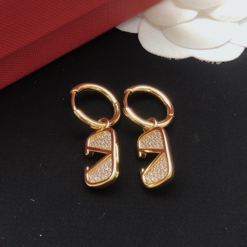 Replica Valentino Earrings For Women #1261758 $29.00 USD for Wholesale