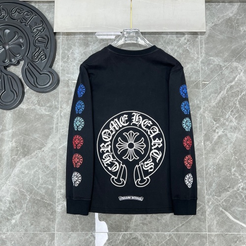 Replica Chrome Hearts T-Shirts Long Sleeved For Unisex #1261763 $36.00 USD for Wholesale