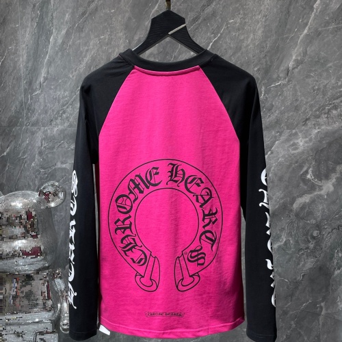 Replica Chrome Hearts T-Shirts Long Sleeved For Unisex #1261769 $36.00 USD for Wholesale