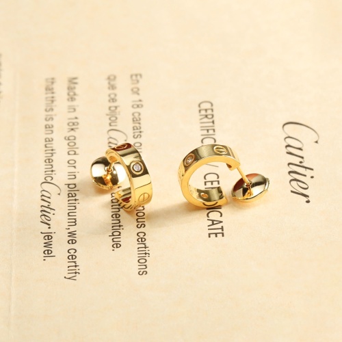 Wholesale Cartier Earrings For Women #1261854 $36.00 USD, Wholesale Quality Replica Cartier Earrings