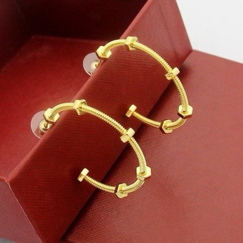 Replica Cartier Earrings For Women #1261875 $27.00 USD for Wholesale