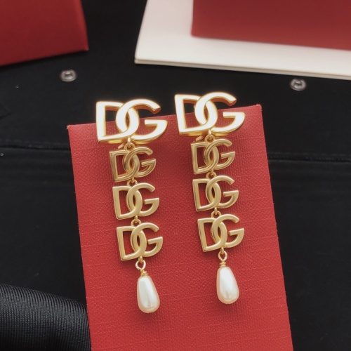 Replica Dolce & Gabbana D&G Earrings For Women #1261880 $32.00 USD for Wholesale