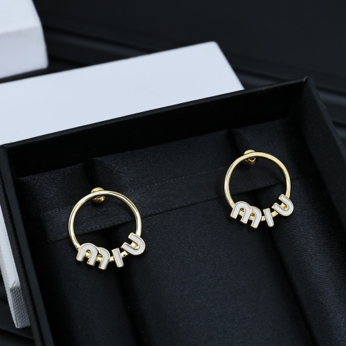 Wholesale MIU MIU Earrings For Women #1261948 $25.00 USD, Wholesale Quality Replica MIU MIU Earrings