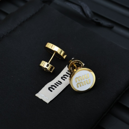 Replica MIU MIU Earrings For Women #1261951 $27.00 USD for Wholesale