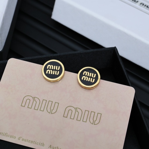 Wholesale MIU MIU Earrings For Women #1261953 $27.00 USD, Wholesale Quality Replica MIU MIU Earrings