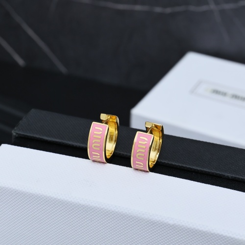 Wholesale MIU MIU Earrings For Women #1261955 $27.00 USD, Wholesale Quality Replica MIU MIU Earrings