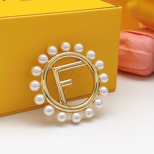 Wholesale Fendi Brooches For Women #1261957 $29.00 USD, Wholesale Quality Replica Fendi Brooches